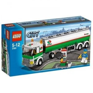 Lego - 3180 - Jeu de Construction - Lego City - Le Camion-citerne