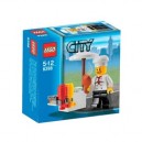 Lego - 8398 - Jeu de construction - Lego City - Le stand barbecue