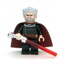Lego - Mini-Figurine Star Wars - Comte Dooku avec Sabre Rouge Lumineux (Count Dooku)