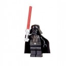 Lego - Mini Figurine Star Wars - Dark Vador (Darth Vader) avec Sabre Lumineux Rouge