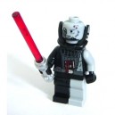 Lego - Mini-Figurine Star Wars - Darth Vader défiguré avec son Sabre Lumineux - 4,5cm (Dark Vador)