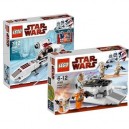 Lego Star Wars 8085 Freeco Speeder et 8083 et Rebel Trooper Battle Pack