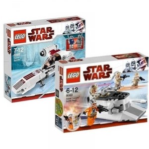 Lego Star Wars 8085 Freeco Speeder et 8083 et Rebel Trooper Battle Pack