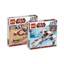 LEGO Star Wars 8092 Lukes Landspeeder et 8085 Freeco Speeder