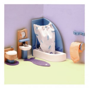 Le Toy Van Papo - 15053 - Jouet Bois - Salle Bain "Peppermint Powder"