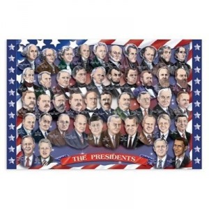 Lights, Camera, Interaction Melissa and Doug Floor Puzzle of Presidents of the United States (100 pieces)