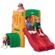 Little Tikes - 4261 - Plein Air - Aire de Jeu - Gym à 2 Toboggans - Sunshine