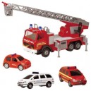 Logitoys - 20 331 3326SJC - Véhicule Miniature - Coffret Pompier / Police (Logitoys)