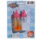 Logitoys - Accessoire pour poupées - Lilidou - 2 mini biberons magiques
