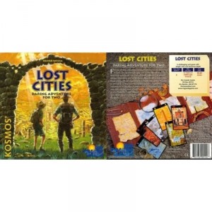 LOST CITIES CARD GAME - DARING ADVENTURE FOR TWO (VERSION ANGLAISE)