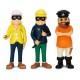 Lundby Capitaine et deux voleurs Fifi Brindacier