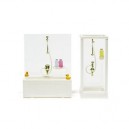 Lundby - L602034 - Maison de Poupée - Ensemble Douche + Baignoire - Smaland
