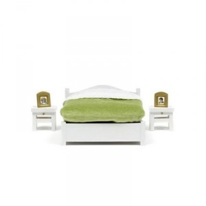 Lundby - L602042 - Maison de Poupée - Chambre Parentale - Smaland