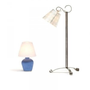 Lundby - L606031 - Doll's House - Kit + Lamp Stand Lamp - Smaland