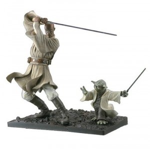 Kotobukiya - Yoda and Mace windu statue Star wars art fx