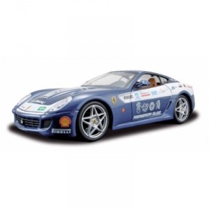 Maisto International Maisto - 39109 - Véhicule Miniature - Ferrai 599Gtb Panaméricain Tour Blue - échelle 1/24
