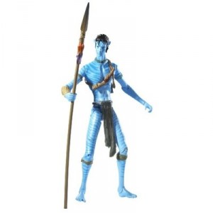 Mattel Avatar - Avatar Figurine Jake Sully "Bio-lume" "Interactive Battle Pack" - 10 cm