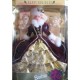 Mattel BARBIE HAPPY HOLIDAYS boite vitrine de NOEL ROBE DE BAL EN VELOUR BORDEAU ET DORE - poupée blonde ne...