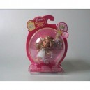 Barbie - N9238 - Accessoire Poupée - Bague Petite Club - Blonde Robe Blanche (Mattel)