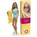 BARBIE poupée blonde MALIBU plage - collection reproduction de 1971 - mattel 2001