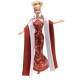 BARBIE poupée blonde robe de soirée rouge brillante - mattel 2000 - pour le nouvel an 2000 - collect...
