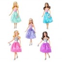 Mattel Barbie - R6390 - Poupée Mannequin - Princesses Scintillantes - Assortiment