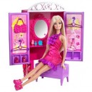 Mattel Barbie - T7183 - Mobilier de Poupée - Poupee Barbie + Mobilier Coiffeuse