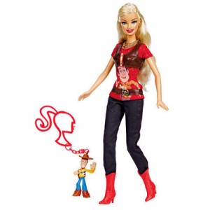Mattel Disney R9295 Toy Story 3 Barbie loves Woody