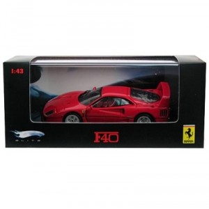 Hotwheels - P9931 - Véhicule Miniature - Elite - Mattel - Ferrari F 40 - Rouge - Echelle 1/43