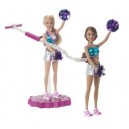 Mattel - Barbie Pom Pom Divas : 2 Barbies Voltigeuses Pompom Girl (Mattel)