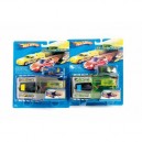 Mattel - H6996 - Lanceur 2X Turbo Power Bleu + 1 Voiture Bleue
