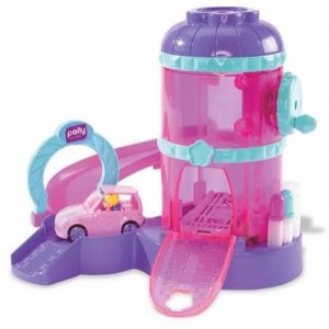 Mattel - L9877 - Dolls - Polly Pocket - Glitter Garage Micro Sees P
