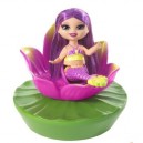 Mattel - M9316 - Barbie - Poupées - Mini-Sirène Fleur Magique Mauve