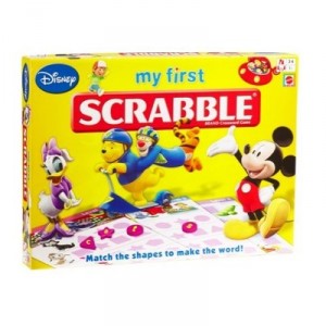 Mattel - N6727 - Jeu de société - Jeu de lettres - Mon Premier Scrabble Disney