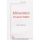 Memoires De La Guerre D'algerie - Martin Evans