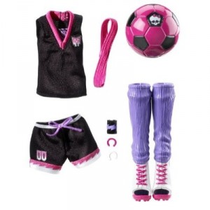 Mattel Monster High Clawdeen Wolf uniforme de softball