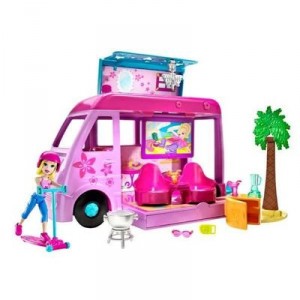 Mattel Polly Pocket : Polly Camping car aventure