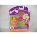 Mattel Polly pocket - T4242 - Poupée - Duo Cutant Rigolo - Lumiere Tigree et Chat Reveil