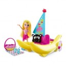 Mattel Polly Pocket - T9434 - Mini-Poupée - Bateau Banane Polly