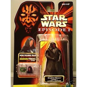 Maul STAR WARS FIGURINE DESTROYER DROID BATTLE DAMAGED (ep1)