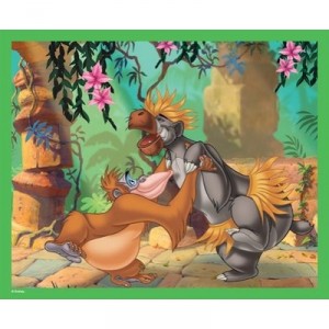 Hasbro - MB - 6862 - Puzzle enfant - Puzzles 60 Pièces Disney N°1 - Le Livre de la Jungle (Mb Jeux)