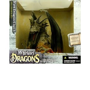 Dragons Fig 18cm Serie 5 - Fire Dragon Deluxe Box Set (Mcfarlane Toys, Figurines)
