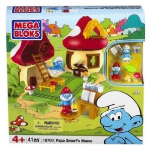 Mega Bloks MICRO Set de briques - Les Schtroumpfs