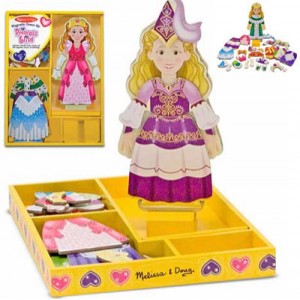 Mélissa and Doug - 3553 - Jouet Bois - Garde Robe Magnétique Princesse (Melissa and Doug)