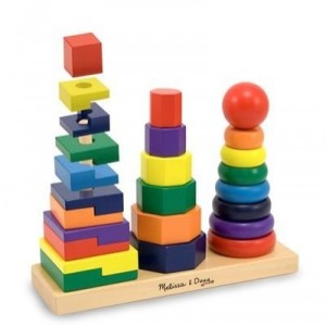 Melissa and Doug Melissa and Doug Jeu à empiler de formes géométriques