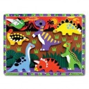 Melissa and Doug Melissa and Doug - Puzzle - Dinosaures avec Pièces arrondies (Import Grande Bretagne)
