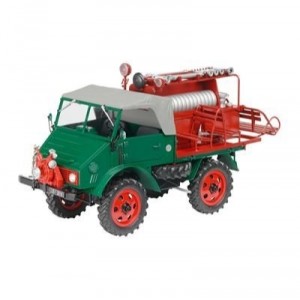 Schuco - SCHU00146 - Véhicule Miniature - Mercedes Benz Unimog Equipé Incendie - Echelle 1 / 18