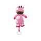 Jip - Pt0323 - Peluche Musicale Vache - Coton Tricot - Rose (Mik Funshopping)