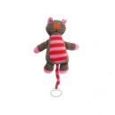 JIP - PT0326 - Peluche Musicale Chat - Coton Tricot - Gris (MIK funshopping)