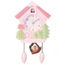 MIK funshopping Silly - SY7654 - Horloge Coucou en Plastique - Rose